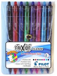 Frixion Clicker Pen Set of 8
